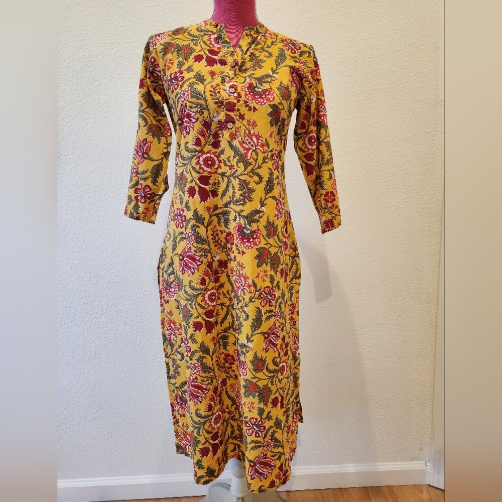 Varanga Floral Tunic dress size S